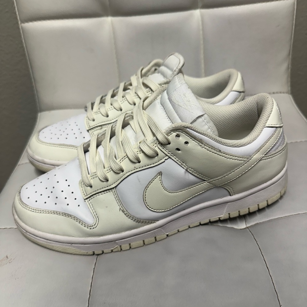 Nike White and Cream Sneakers size 10W 8.5M